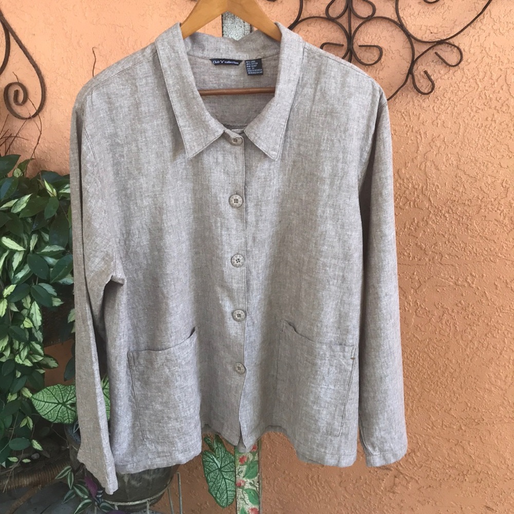 Linen jacket - Picture 4 of 6